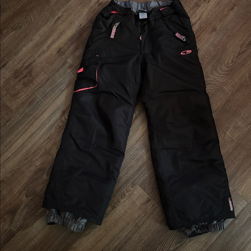 Champion Black/Pink Snow Pants kids